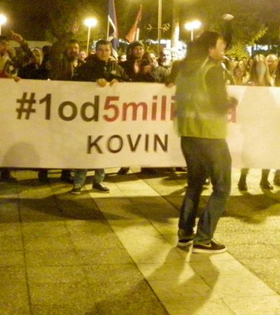 Drugi protest u Kovinu: Kratkovidi mali crvi i osvajanje slobode