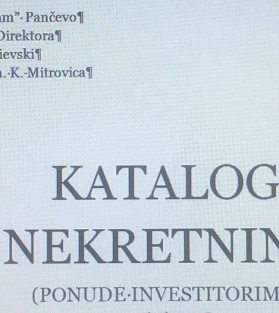 Slawčetov Katalog nekretnina: ponude investitorima