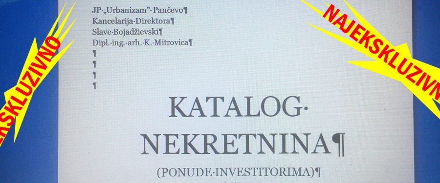 Slawčetov Katalog nekretnina: ponude investitorima