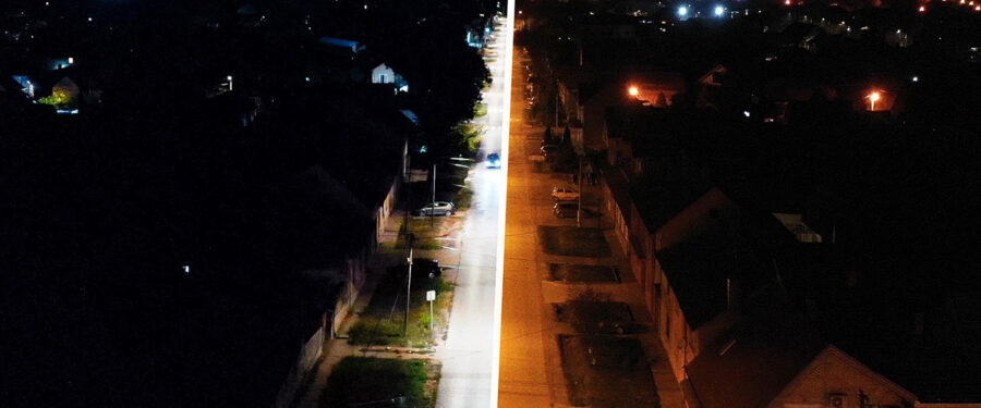 Žarulje u istoriju, ulice pod LED rasvetom