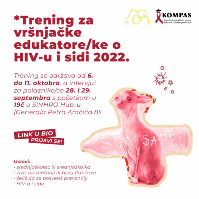 KOMPAS-ov 28. Trening za vršnjačke edukatore/ke o HIV-u i sidi