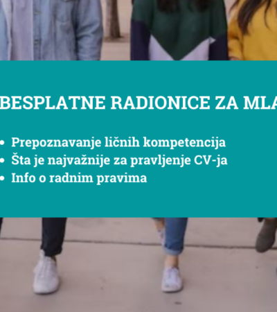 Besplatne radionice za mlade