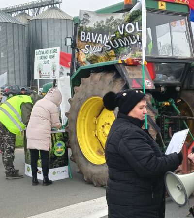 Blokadom puta do pravde za Bavaništansku šumu