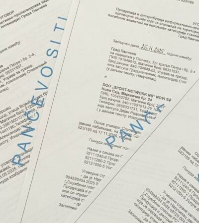 UGOVORI UMESTO KONKURSA (1): Desetine miliona dinara iz budžeta Pančeva za promotivne sadržaje