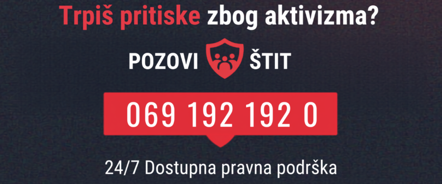 ŠTIT aktiviran 127 puta od početka godine od čega je više od trećine slučajeva zbog policijskih pritisaka